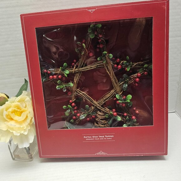 Pottery Barn Other - Box Pottery Barn Rustic Twigs Tree Topper Star Branch Christmas Indoor Decor